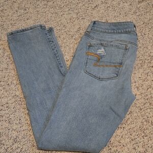 American Eagle Outfitters Blue Straight Leg Jeans